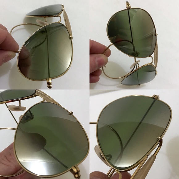 New Vintage B&L Ray Ban 58mm Aviator Sunglasses - Picture 2 of 8